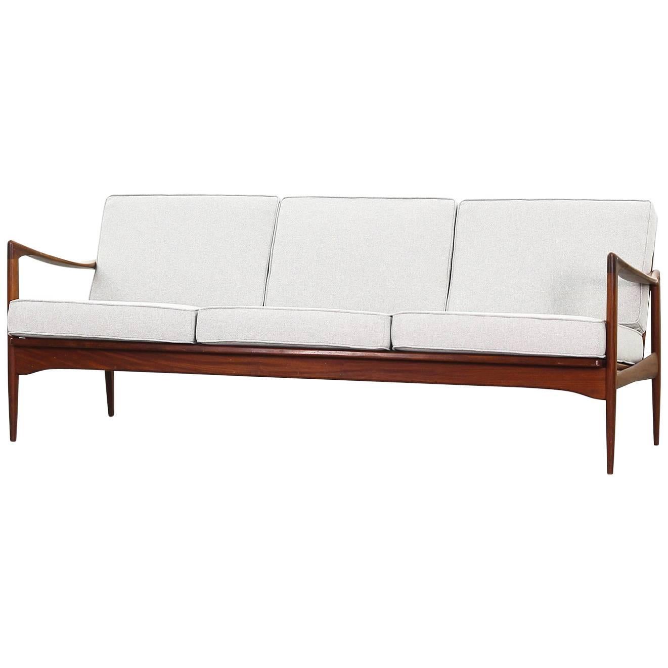 Rare Sofa Model Kandidaten Designed by Ib Kofod-Larsen for Ope Mobler