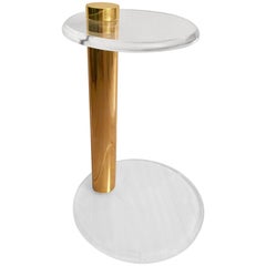 Lucite Drinks Table in the Style of Karl Springer