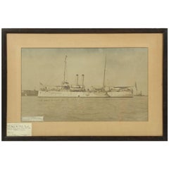 Antique Signed Photograph by Admiral George Dewey of the U.S.S. Isle de Luzon