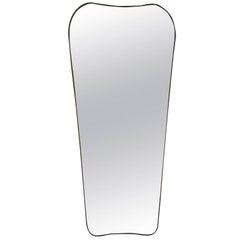 Beautiful Italian Mirror in the Taste of Gio Ponti, circa 1960