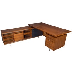 Executive L-Shaped Desk Unit by George Nelson for Herman Miller