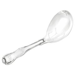 Cuchara inglesa georgiana de plata de ley