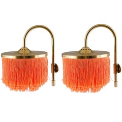 Pair of Fringe Wall Lamps V271 by Hans-Agne Jakobsson