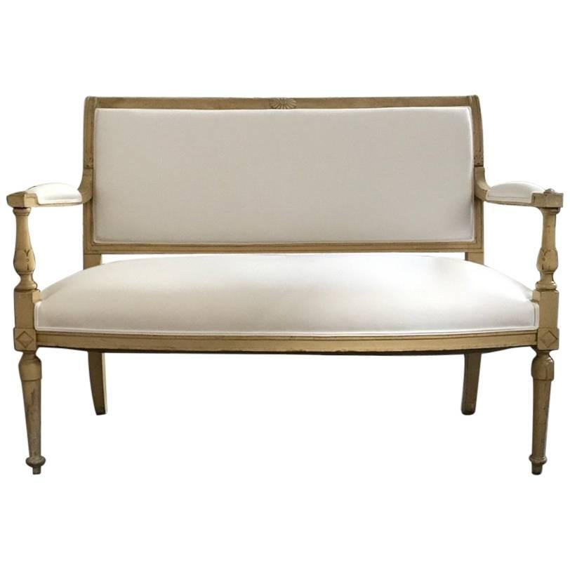 French Painted Directoire Style Canapé, circa 1850