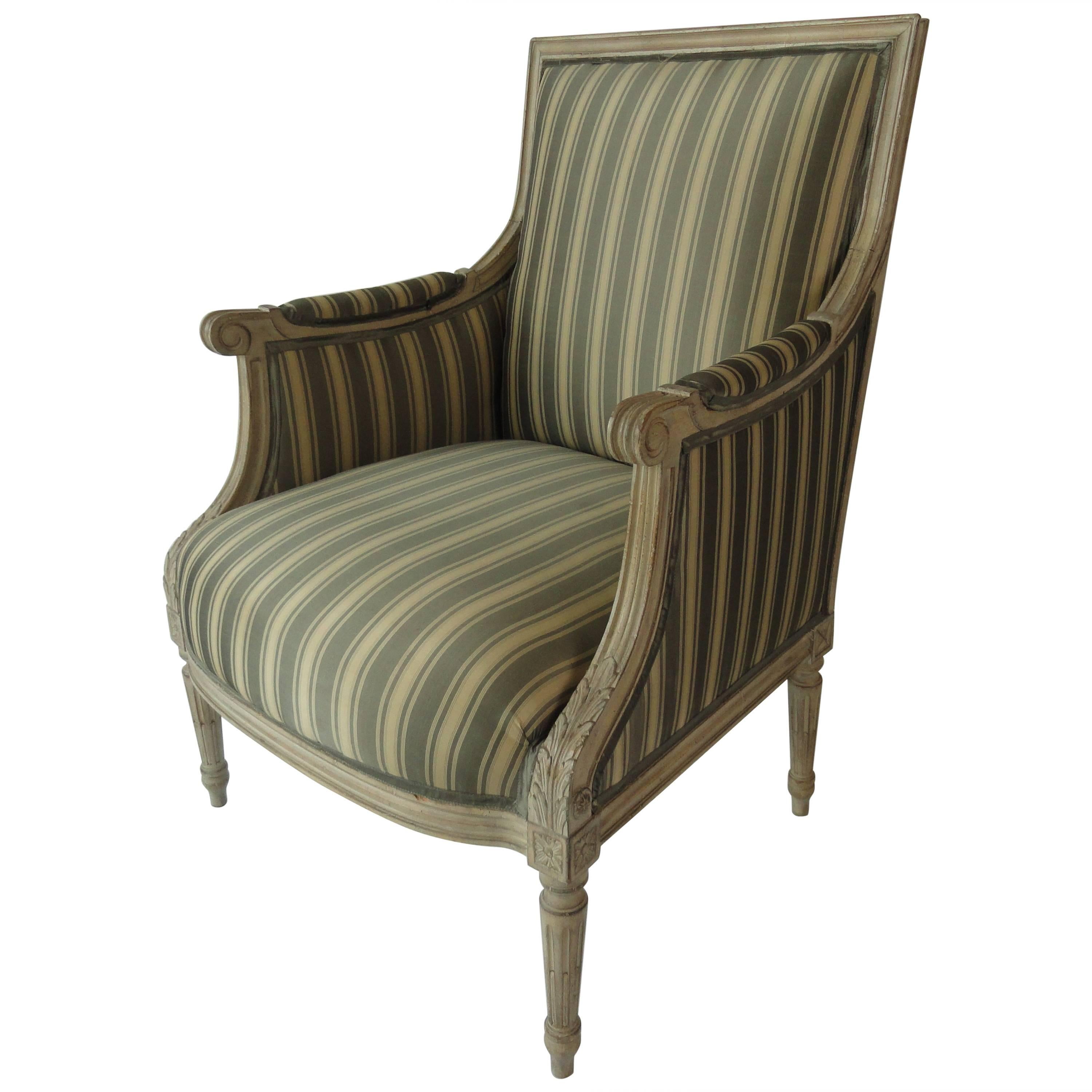 Louis XVI Style Bergere For Sale
