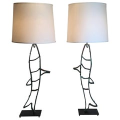 Pair of Copper Table Lamps