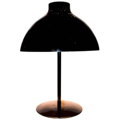 20th Century Black Metal Table Lamp