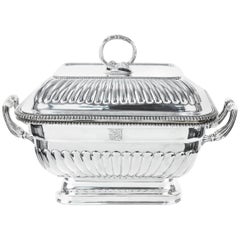 Unique Georgian Sterling Tureen, c1802