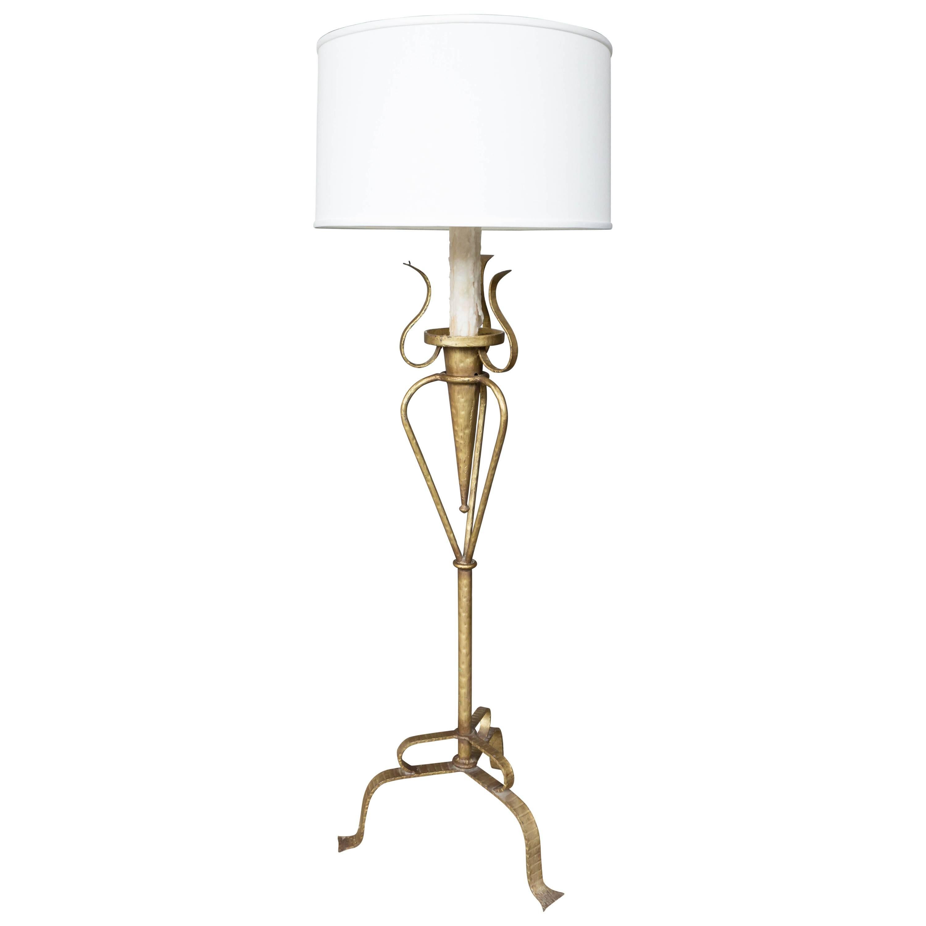 art nouveau floor lamp