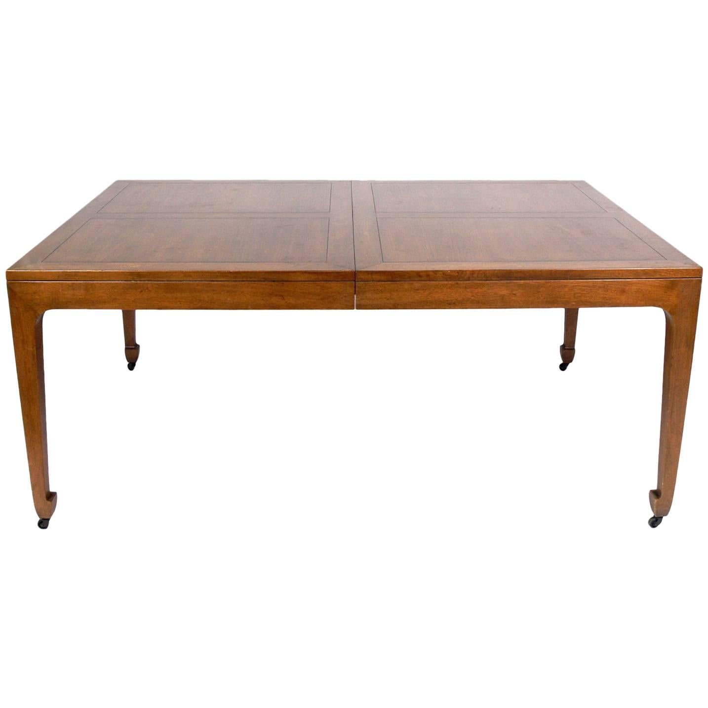 Asian Influenced Dining Table by Michael Taylor for Baker Seats 6-12