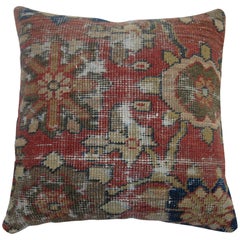 Antique Rustic Shabby Chic Persian Rug Pillow