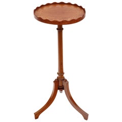 Antique 19th Century Victorian Inlaid Mahogany Wine Table Side Occasional Antique 19th Century Victorian Inlaid Mahogany Wine Table Side Occasional