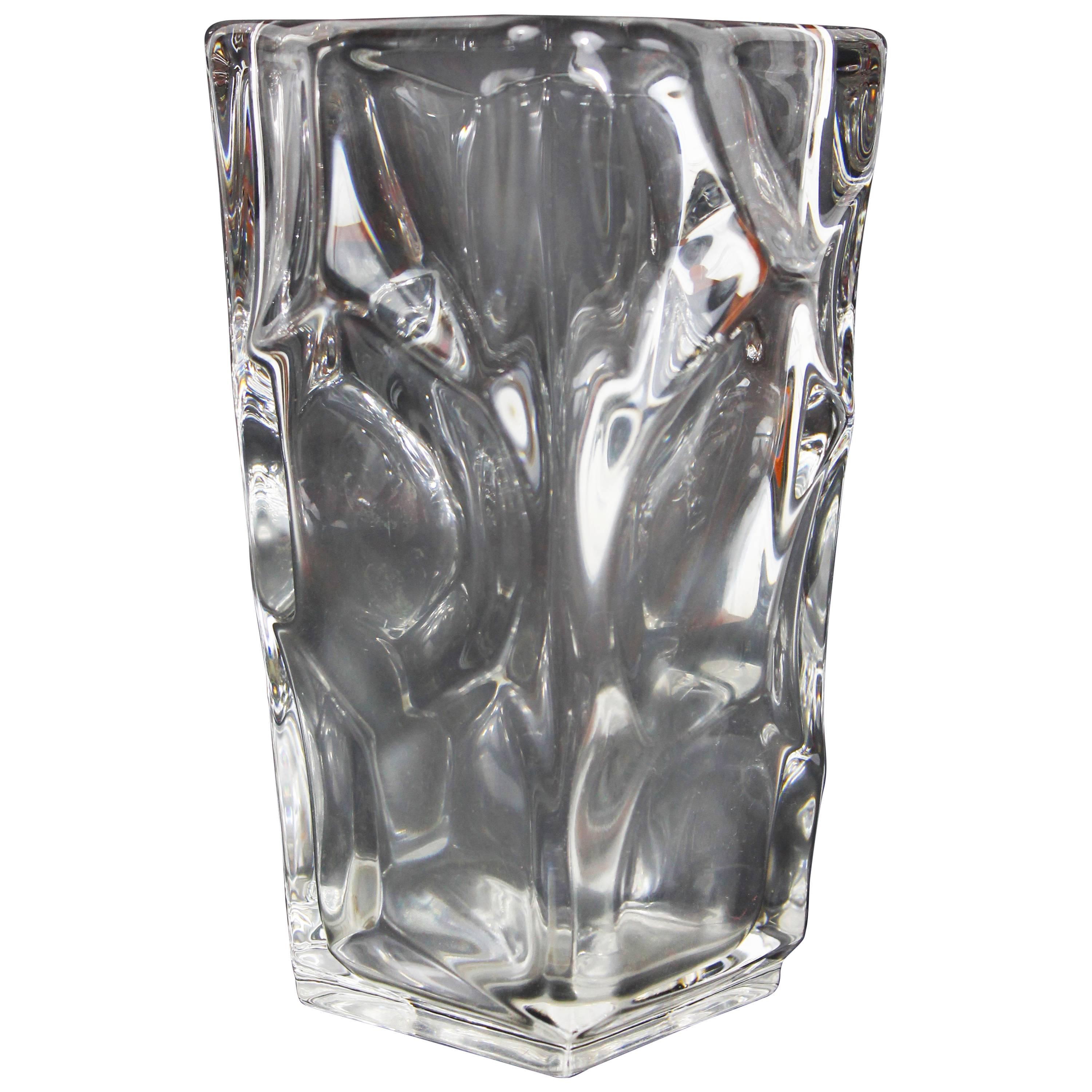 Vintage Crystal Vase, 1950