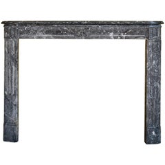 Louis XVI Style Saint Anne Marble Fireplace