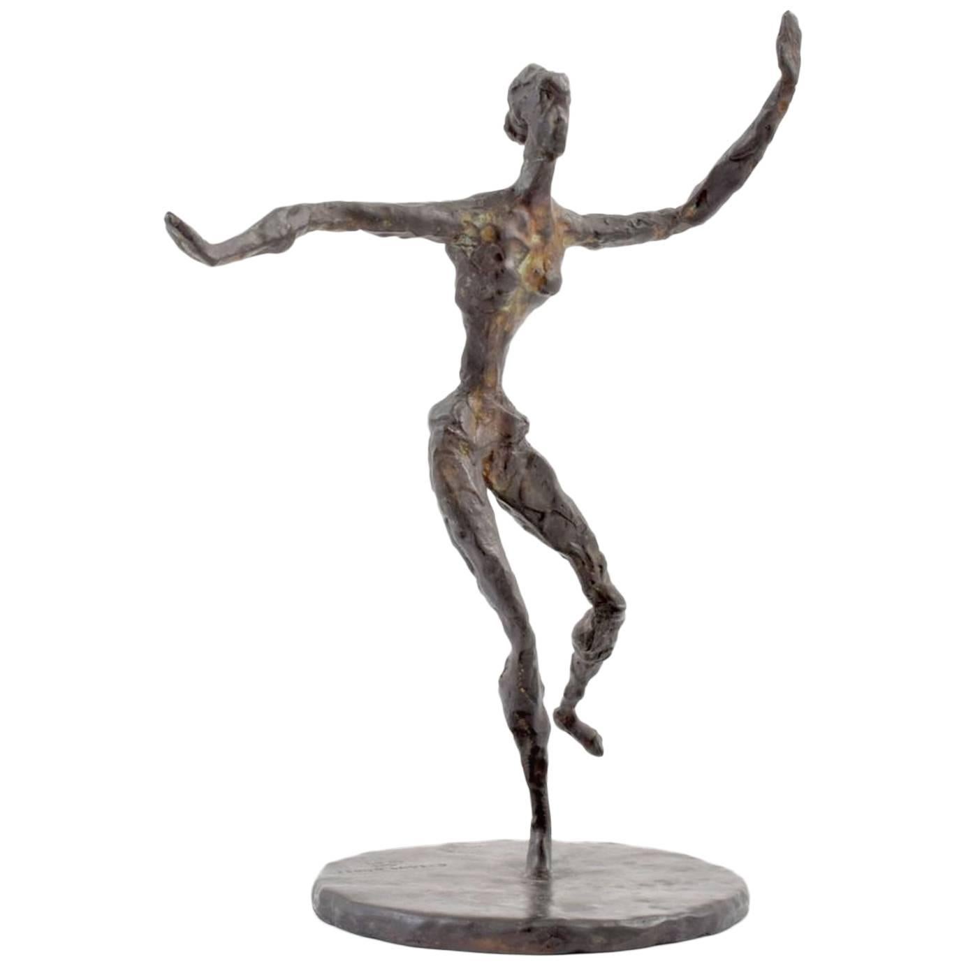 Chaim Gross Bronze Figural Sculpture For Sale