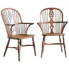 Pair of 19th Century Windsor Chairs