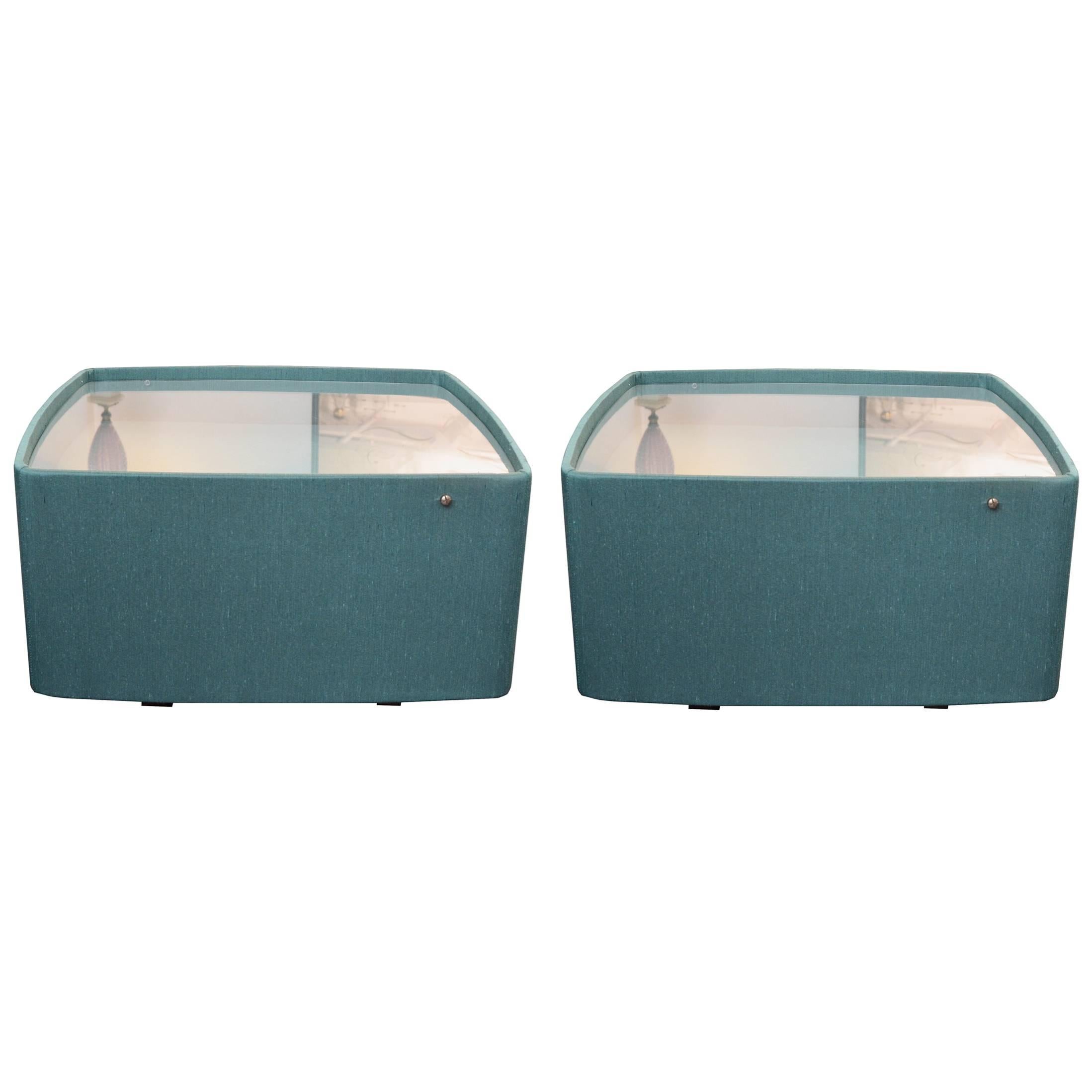 Pair of Side Tables by the Brazilian Designer Jorge Zalszupin For Sale