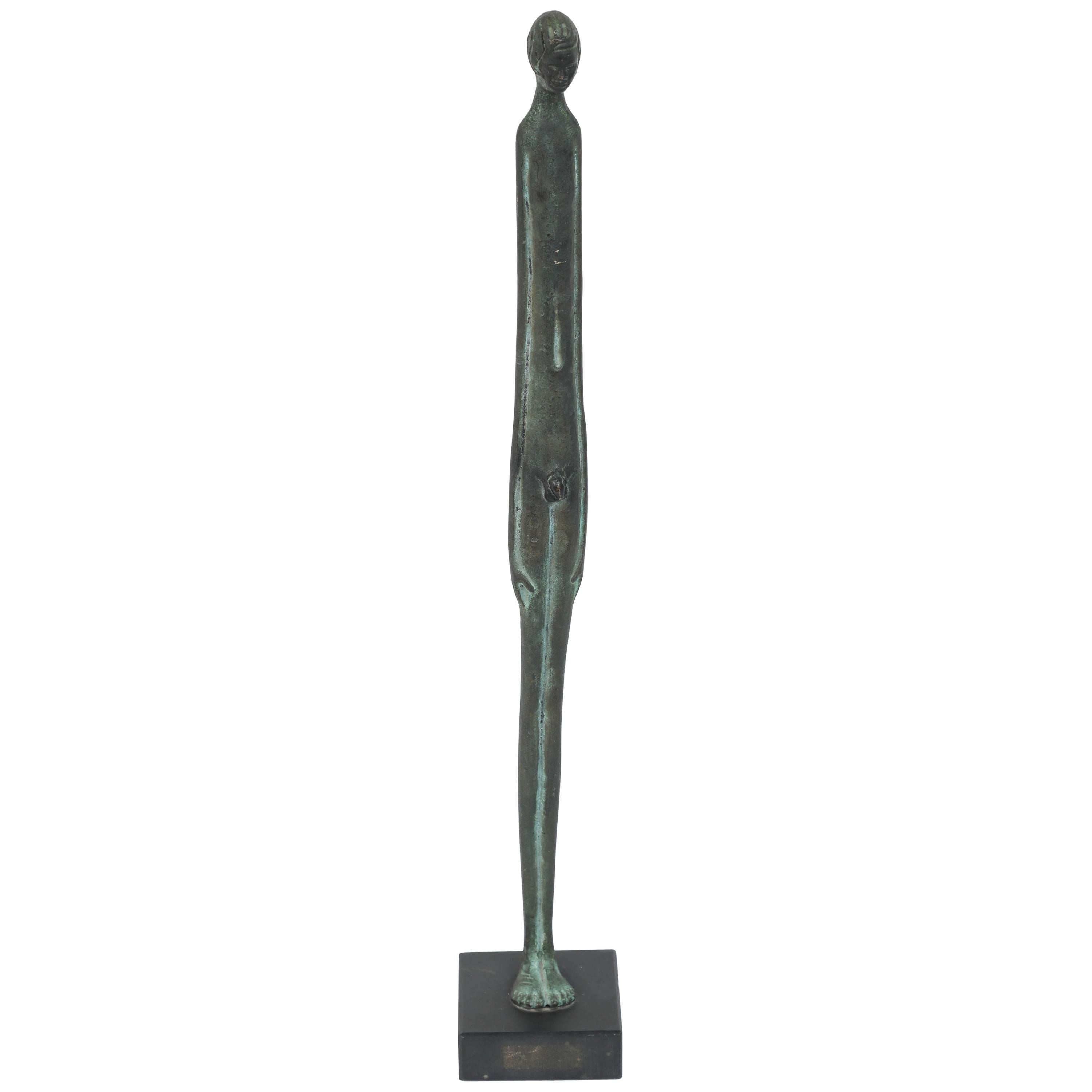 "Shadow of the Evening" Etruscan Bronze Museo Etrusco Guernacci Volterra For Sale