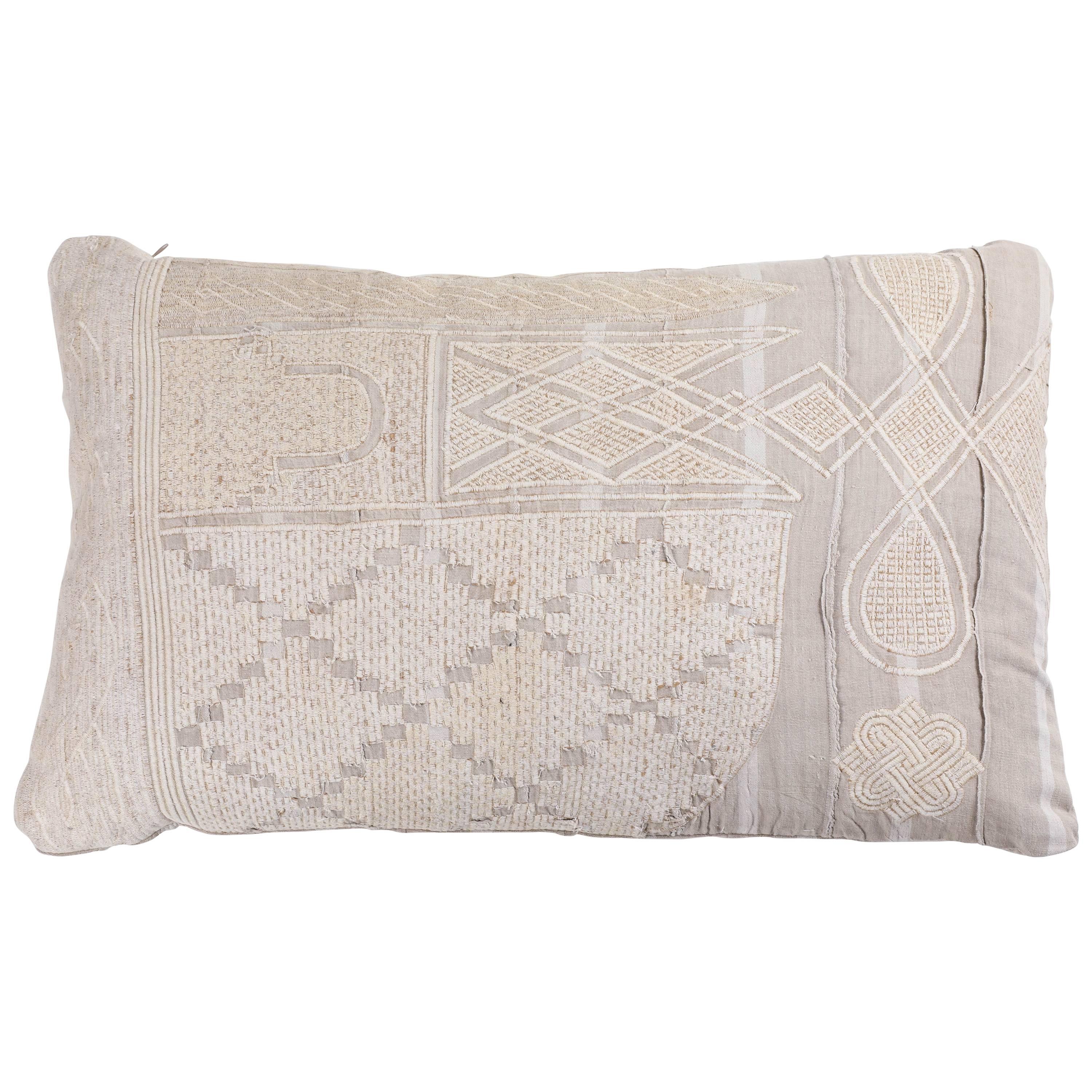 African Embroidery Pillow For Sale