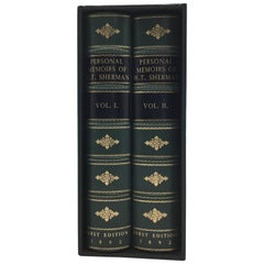 Personal Memiors of William T. Sherman, 2-Volumes, circa 1892