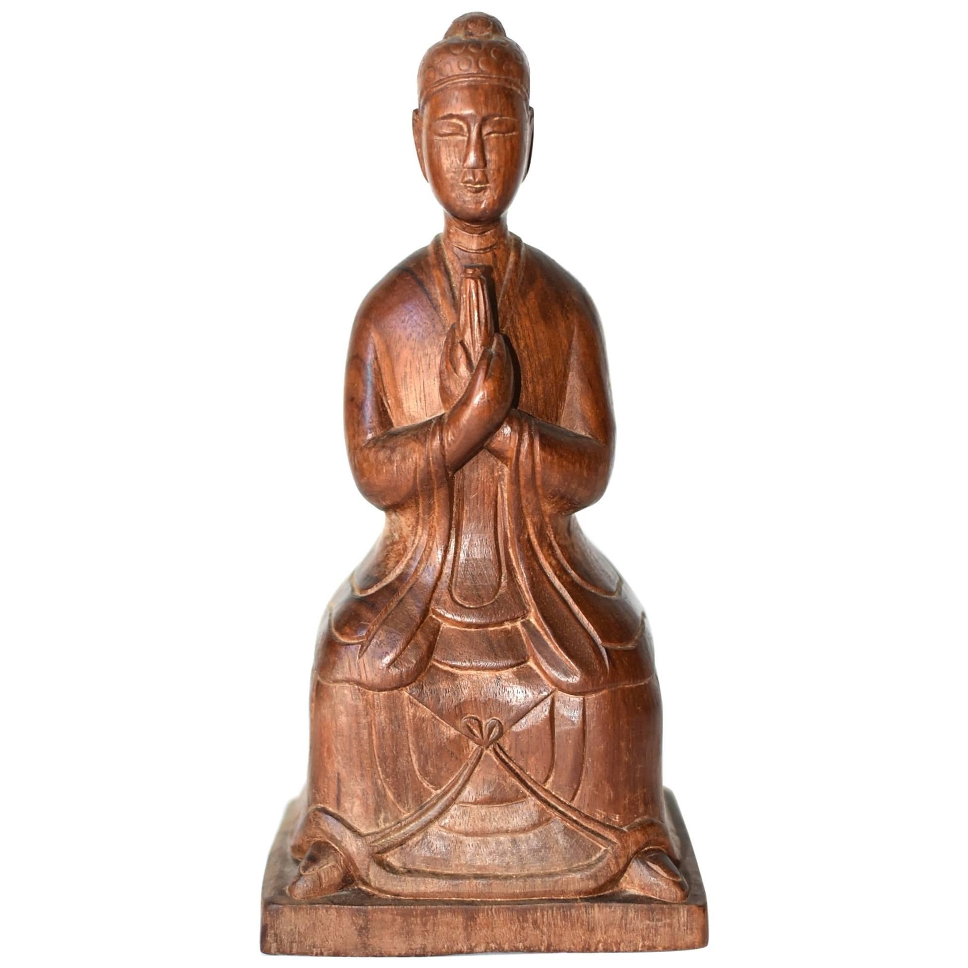Burmese Rosewood Buddha