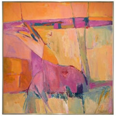 Abstract Expressionist Titled Landscape Series - Spain No. 1 by Sean Young