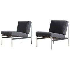 Knoll Chair 1960s Design Minimal and Razionalist Fabric Metal 