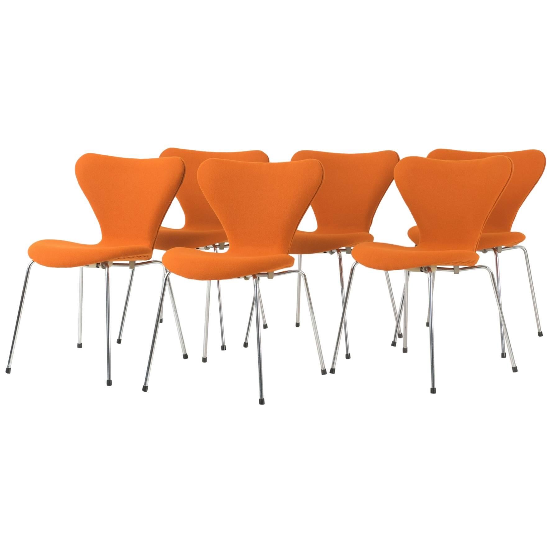 Stackable Chairs "3107" Arne Jacobsen, 1955 For Sale