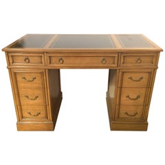 Retro Wonderful Medium Sized Desk with Tooled Leather Top