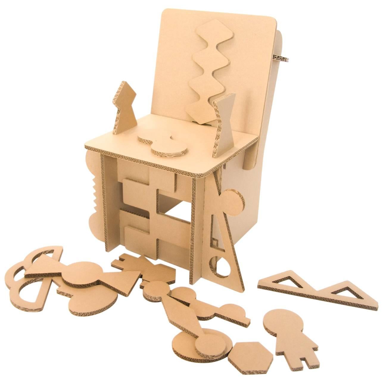 Cardboard Chair by Mixed Nuts' Crazy Crazy for the Denver Art Museum im Angebot