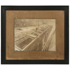 Eastland Disaster in the Chicago River, circa 1915 Original Photograph