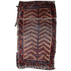 Handmade Antique Afghan Baluch Bag, 1900s