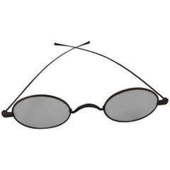 Retro Historical American Civil War Era Wire Frame Magnifying Eye Glass Spectacles