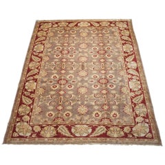 Light-Brown Oushak Area Rug