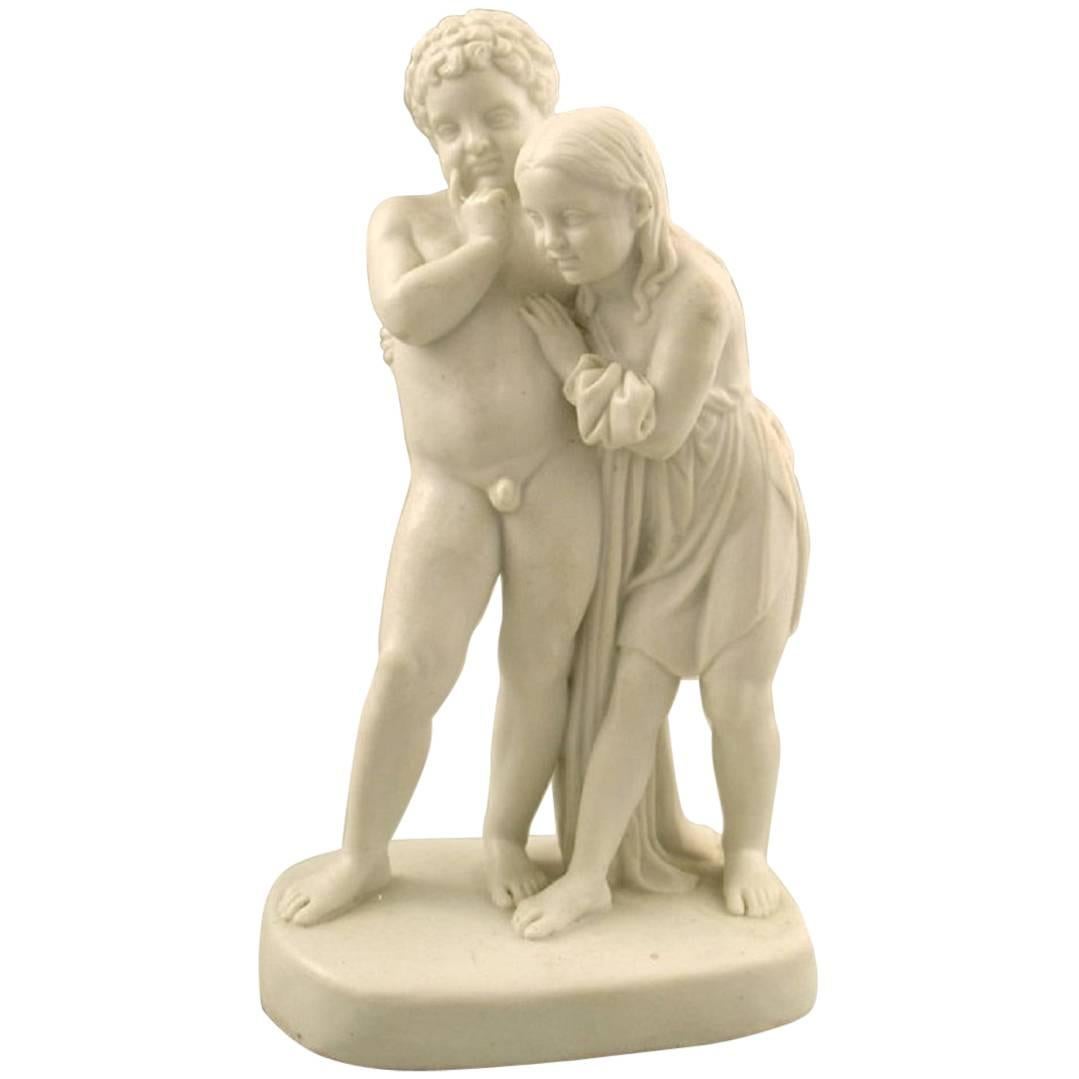 Figure de biscuit ancienne B&G 'Bing & Grondahl', fin du 19ème siècle
