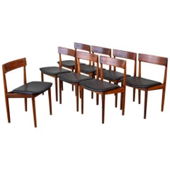 Set of Eight Rosengren Hansen Walnut Model 39 Chairs