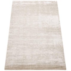 Solid Contemporary Bamboo Silk Area Rug