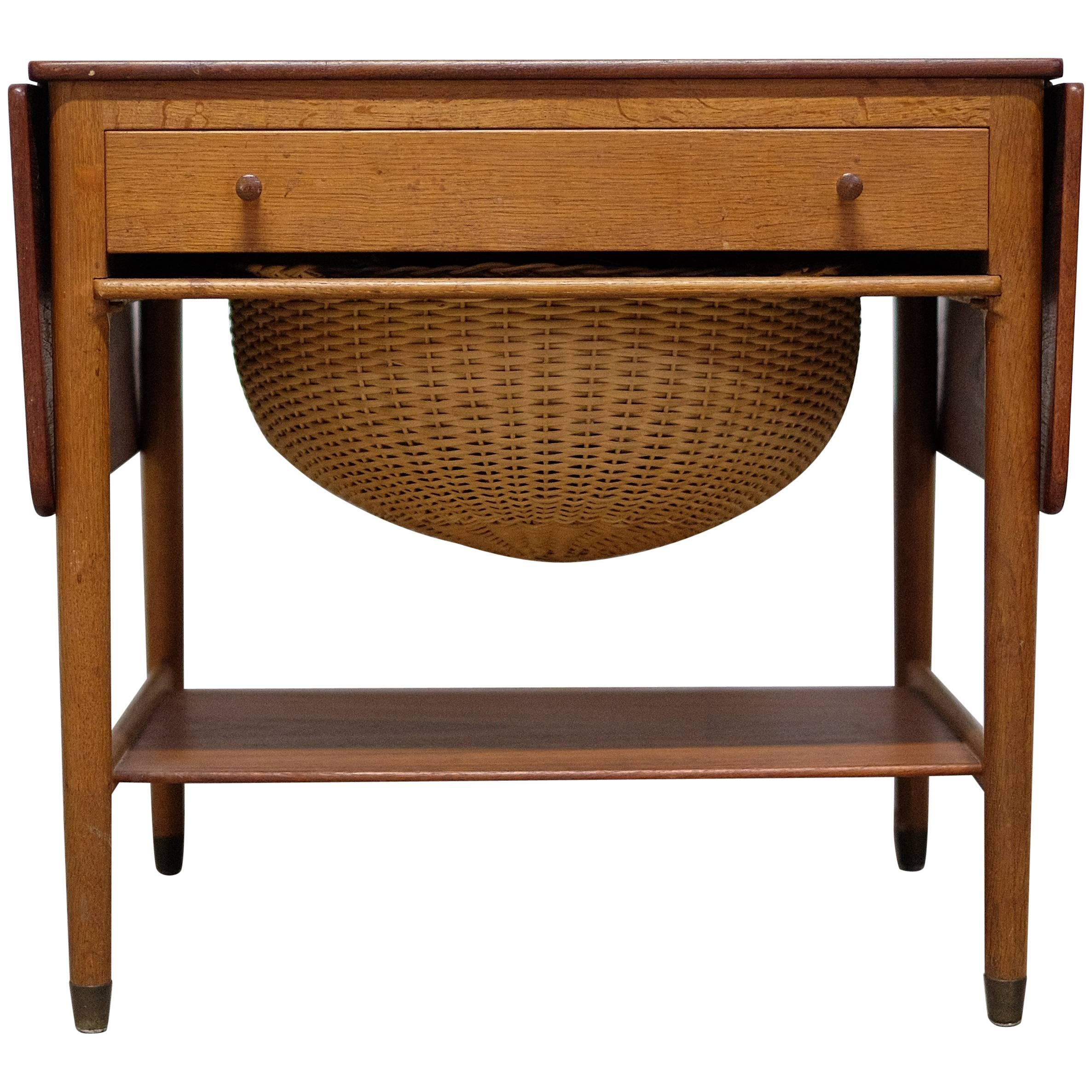 Hans J. Wegner Sewing Table, Model AT-33, 1959 For Sale
