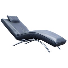 Koinor Jonas Designer Relax Chair Leather Grey Function One-Seat Couch Modern