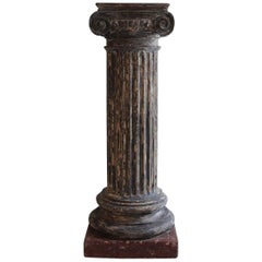 19th Century Painted Classical Column or Plinth