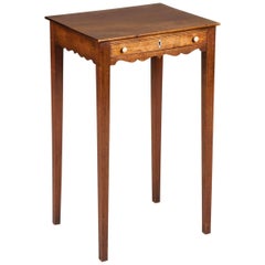 Antique Regency Fruitwood Lamp Table