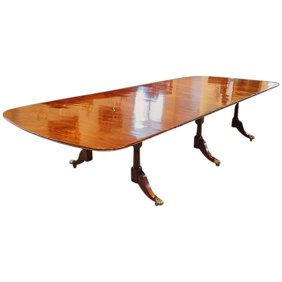 Regency Mahogany 14+ Seat Extending Dining Table