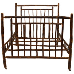 Antique Rustic Old Hickory Full Bed