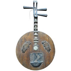 Rare Chinese Zither, China, Late 19th Century