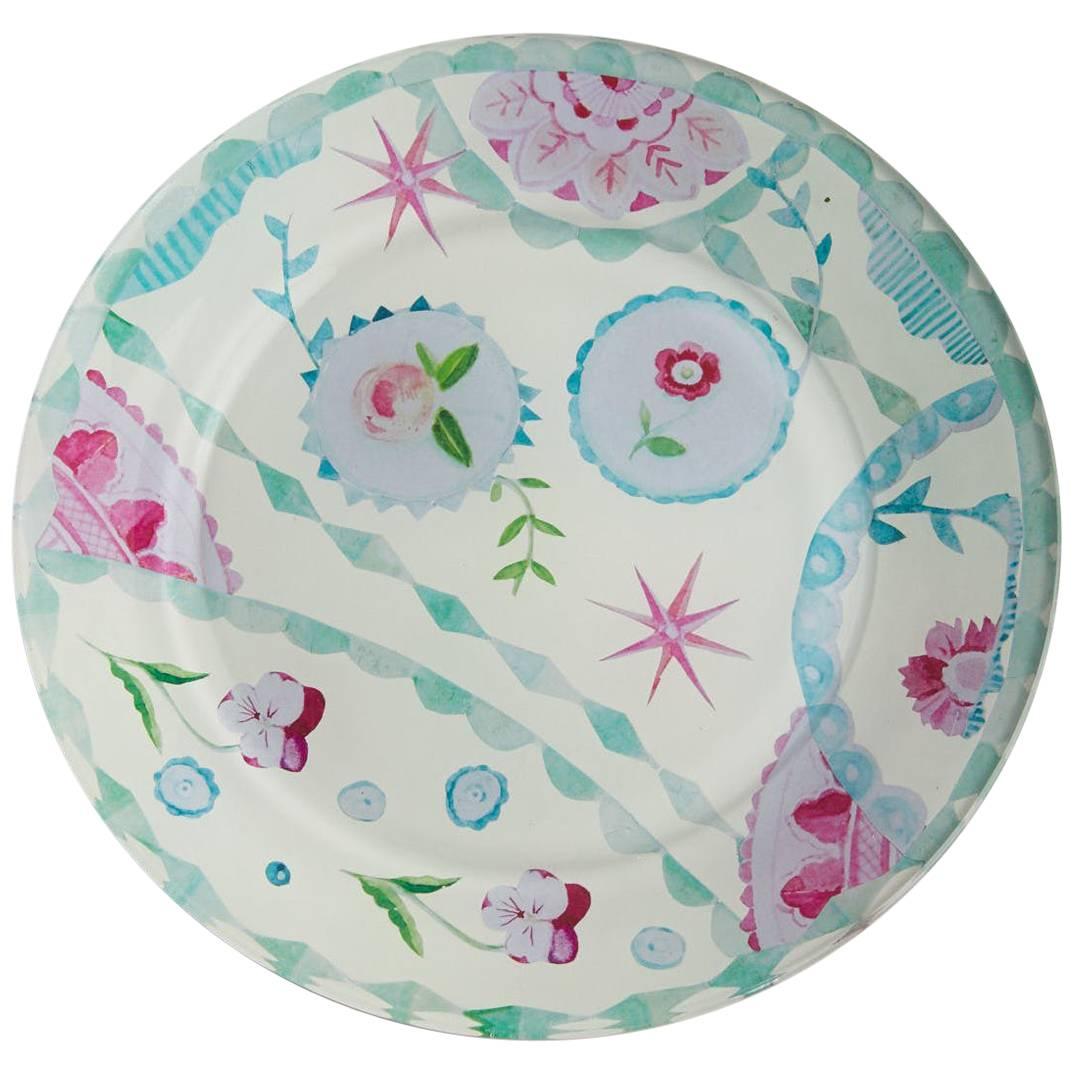 Cathy Graham Decoupage Floral Plate