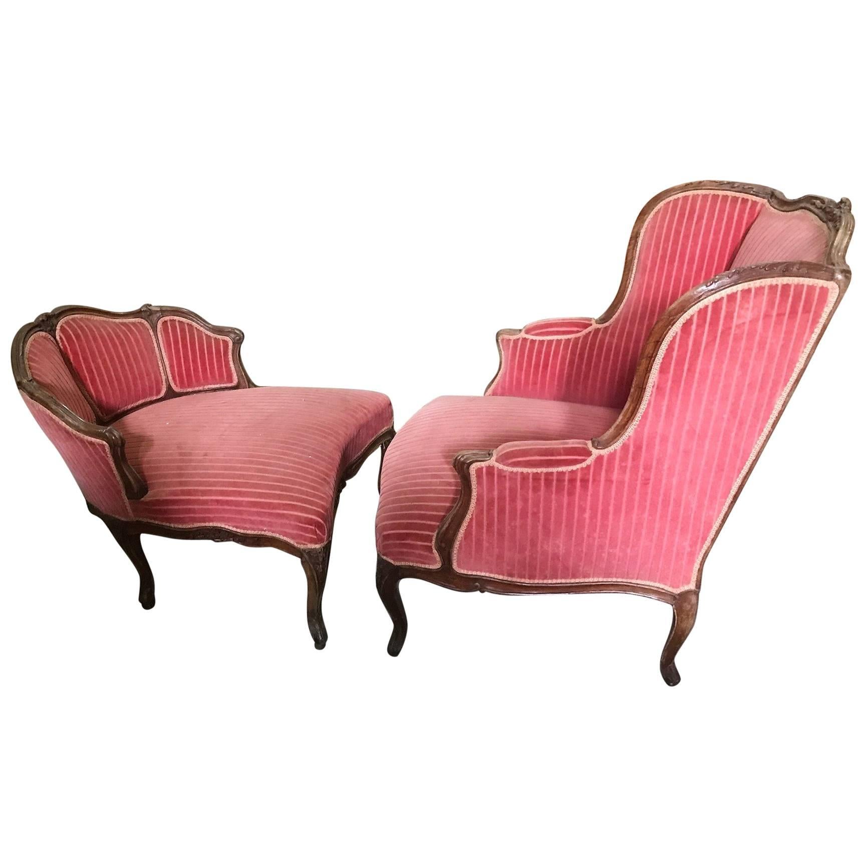 Antique French Duchesse Brisee in the Louis XV Style