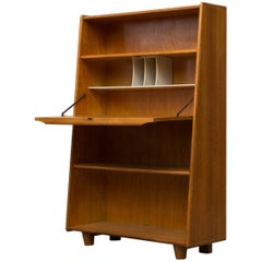 Used Cees Braakman for Pastoe Birch Desk-Bookshelf