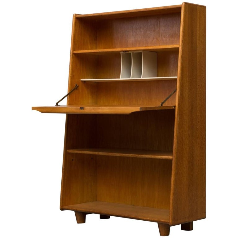 Cees Braakman for Pastoe Birch DeskBookshelf at 1stDibs