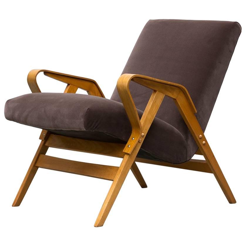 Tatra Bent Plywood Lounge Chair