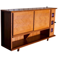 Oak Sideboard by Votre Maison, Guillerme et Chambron, circa 1960, France